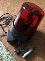 Zwaailicht rood 12volt met adapter.goed.🕺, Ophalen, Zo goed als nieuw, Feestartikel