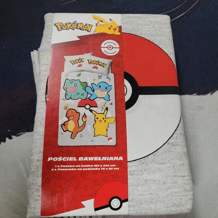 Pokemon Dekbedovertrekset - Dubbelzijdig Design, Kinderen en Baby's, Kinderkamer | Beddengoed, Nieuw, Dekbedovertrek, Overige kleuren