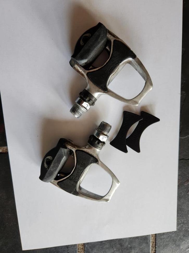 SPD-SL pedalen, Fietsen en Brommers, Fietsonderdelen, Gebruikt, Racefiets, Crankstel of Pedalen, Ophalen of Verzenden