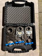 Uponor persbekken set 40-50-63 voor de grote tang, Ophalen, Zo goed als nieuw
