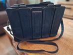 Blauwe lederen schoudertas/handtas, Ophalen, Zo goed als nieuw, Blauw, Handtas