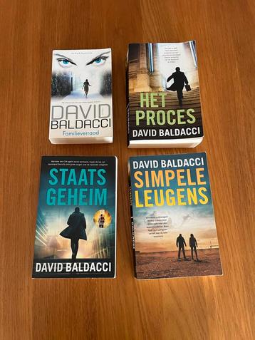 David Baldacci - 4 Spannende Detectives beschikbaar voor biedingen