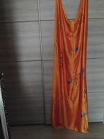 Sjaal zijde/viscose 180x95cm - Goede conditie, Ophalen of Verzenden, Zo goed als nieuw, Oranje, Overige typen