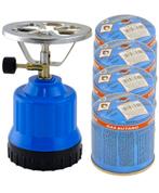 Gaskookstel - campingkookstel inclusief 4x gas nu 24,99, Caravans en Kamperen, Ophalen of Verzenden, Zo goed als nieuw