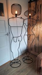 Dressboy dressgirl vloerlamp kapstok zwart,lees beschrijving, Ophalen of Verzenden, Metaal, Staande kapstok, 150 tot 200 cm