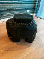 Tafeltje/beeld olifant groen, Ophalen, Zo goed als nieuw