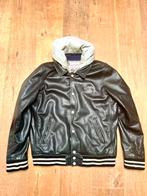 Redskins Unisex Leren Teddy Bomberjack & Hoodie Zwart XXL, Zwart, Overige maten, Ophalen of Verzenden, Gedragen