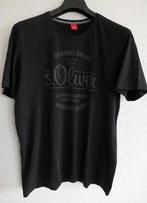 Zwart T-shirt met logo s.Oliver maat XL, S.Oliver, Ophalen of Verzenden, Maat 56/58 (XL), Zo goed als nieuw