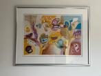 Prachtige zeefdruk Anneke Peereboom incl lijst 115x90, Antiek en Kunst, Ophalen