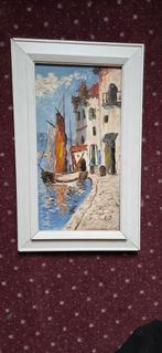 Vintage olieverf schilderij, Ophalen of Verzenden