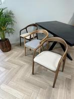 Eetkamerstoelen Hout Japandi Scandinavische Stijl OUTLET️, Hout, Bruin, Japandi scandinavische stoelen hout, Nieuw