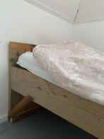 Steigerhouten Eenpersoonsbed 90x200, Ophalen, Gebruikt, 90 cm, Eenpersoons