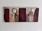 Abstract schilderij - modern met structuur, Antiek en Kunst, Ophalen