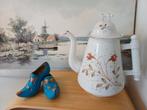 Koffiepot met bloemen en luciferhandvat, Antiek en Kunst, Ophalen of Verzenden