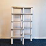 2x Vintage Houten Trap/Ladder | Decoratie | 5-treeds, Gebruikt, ., Ophalen of Verzenden, .