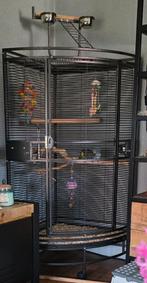 Keddoc papegaaienkooi/hoekkooi Ohio, Dieren en Toebehoren, Ophalen, Zo goed als nieuw, Metaal, Vogelkooi