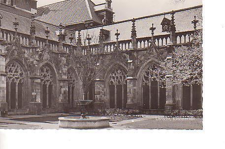 Ansichtkaart	Utrecht	Kloosterhof, Verzenden, 1920 tot 1940, Ongelopen, Utrecht