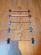 5 rokjeshangers knijp kledinghangers, Ophalen of Verzenden, Zo goed als nieuw, Hout, Kinderen en Volwassenen