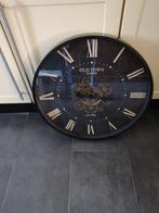 Industriële Wandklok 55cm - ZGAN, Ophalen, Zo goed als nieuw, Analoog, Wandklok