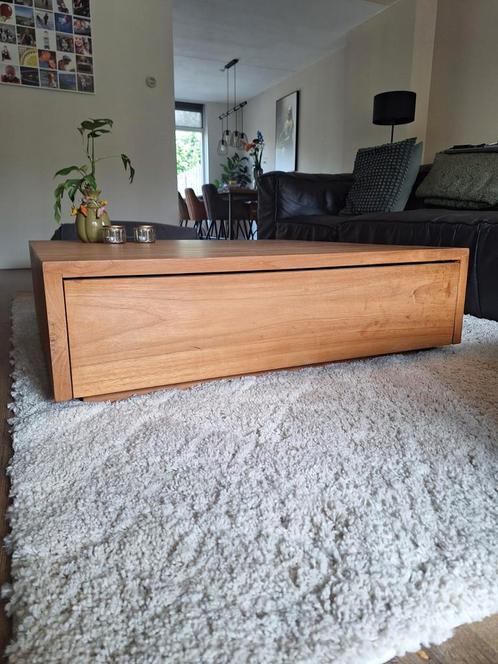 Salontafel BIG-B 'Float' – Stoer én handig!, Huis en Inrichting, Tafels | Salontafels, Gebruikt, Minder dan 50 cm, 50 tot 100 cm