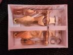 Gouden Deurklink Set - Nieuw in Doos, Ophalen, Nieuw, Koper of Messing, Klink of Kruk