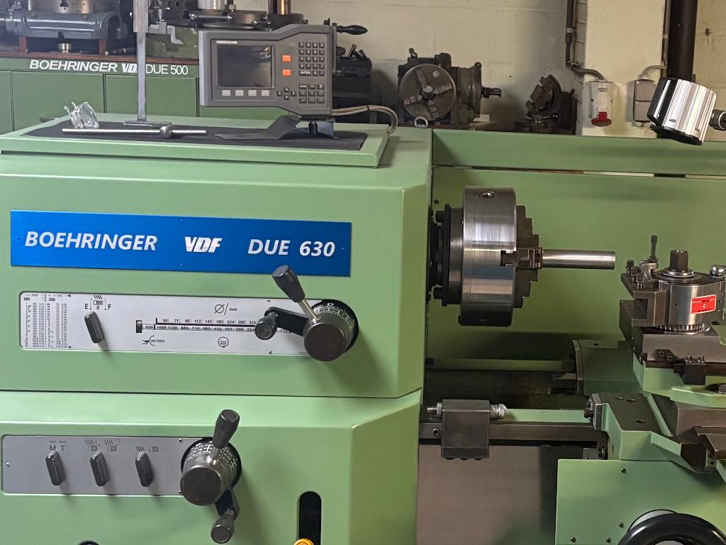 Draaibank VDF Boehringer DUE 630 TOPTOESTAND, Doe-het-zelf en Verbouw, Draaibanken, Ophalen of Verzenden, Zo goed als nieuw, Metaaldraaibank