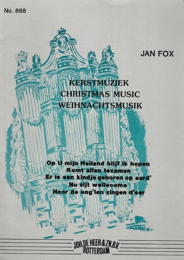 JAN FOX - KERSTMUZIEK, Muziek en Instrumenten, Bladmuziek, Gebruikt, Artiest of Componist, Populair, Ophalen of Verzenden