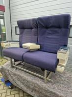Collectors item KLM vliegtuigstoelen uit jaren '60, Ophalen, Gebruikt, Twee, Blauw