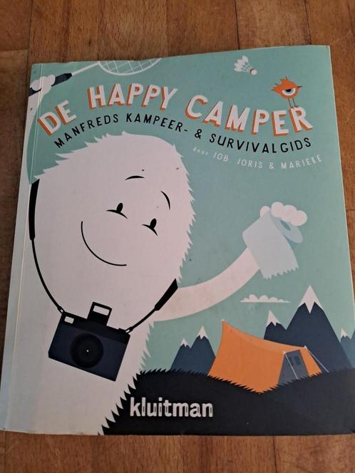 Job, Joris & Marieke - De happy camper, Boeken, Kinderboeken | Jeugd | onder 10 jaar, Zo goed als nieuw, Ophalen of Verzenden