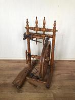 Antiek spinnenwiel, Hobby en Vrije tijd, Spinnewielen en Spinnen, Ophalen, Niet werkend, Spinnewiel