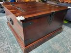 Authentieke houten salontafel/kist, 50 tot 100 cm, Minder dan 50 cm, Gebruikt, Ophalen