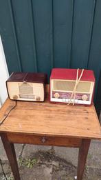 Ca 10 Vintage Philips Radio's. Bakeliet en hout., Antiek en Kunst, Antiek | Tv's en Audio, Ophalen of Verzenden