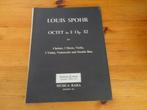 Louis spohr - octet in e op. 32, Muziek en Instrumenten, Bladmuziek, Contrabas, Gebruikt, Ophalen of Verzenden, Artiest of Componist