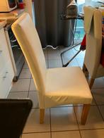6 witte stoelen gratie, Gebruikt, Wit, Modern, Vijf, Zes of meer stoelen