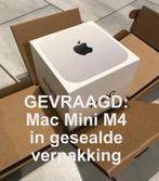 GEVRAAGD: - Nieuwe Apple Mac Mini M4 in gesealde verpakking, Computers en Software, Apple Desktops, Ophalen, Nieuw, Mac Mini