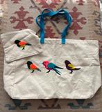 Big shopper/ tote, katoen, Olivier Desforges, 40 tot 60 cm, 30 cm of meer, Verzenden, Beige