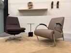 Nieuw Gelderland 5770 Fauteuil Taupe leer design stoel