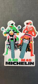 Michelin motor vintage sticker, Ophalen of Verzenden, Zo goed als nieuw, Auto of Motor