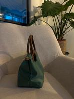 Longchamp Medium Groene Handtas, Sieraden, Tassen en Uiterlijk, Tassen | Damestassen, Ophalen of Verzenden, Zo goed als nieuw
