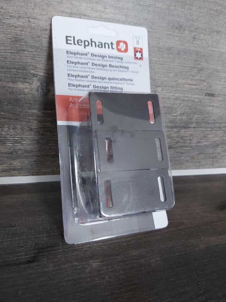 Elephant Design Beslag Antraciet, Ophalen of Verzenden, Nieuw, Overige materialen, Overige typen