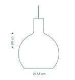Secot Design Octo 4240 pendant hanglamp, 50 tot 75 cm, Onbekend, Nieuw, Ophalen of Verzenden