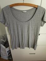 Hema - grijs shirt maat M, Maat 38/40 (M), Ophalen of Verzenden, Zo goed als nieuw, Korte mouw