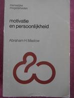 Maslow Motivatie en persoonlijkheid, Boeken, Ophalen of Verzenden, Gelezen