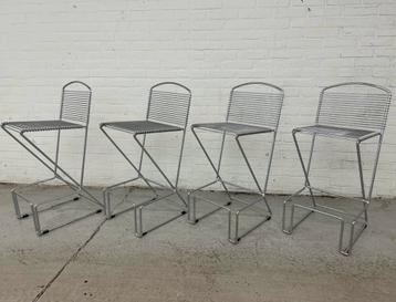 4 vintage design Till Behrens barkrukken beschikbaar voor biedingen