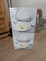 2x 12-delig Flirt Servies - Nieuw in Doos!, Ophalen, Nieuw, Overige stijlen, Porselein