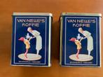 2 van Nelle's Koffie blikken met kabouter Piggelmee, Verzamelen, Ophalen of Verzenden, Koffie, Zo goed als nieuw, Van Nelle