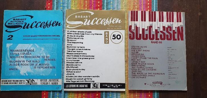 Basart Successen Nr.  2 - 50 - 88, Muziek en Instrumenten, Bladmuziek, Gebruikt, Artiest of Componist, Populair, Piano, Keyboard