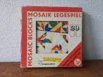 Vintage houten Tofa mozaïek 20 stukjes in originele doos