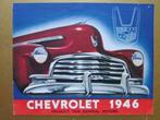 1946 CHEVROLET brochure, Nederlands, Ophalen of Verzenden, Gelezen, Chevrolet