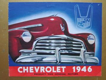 1946 CHEVROLET brochure, Nederlands beschikbaar voor biedingen